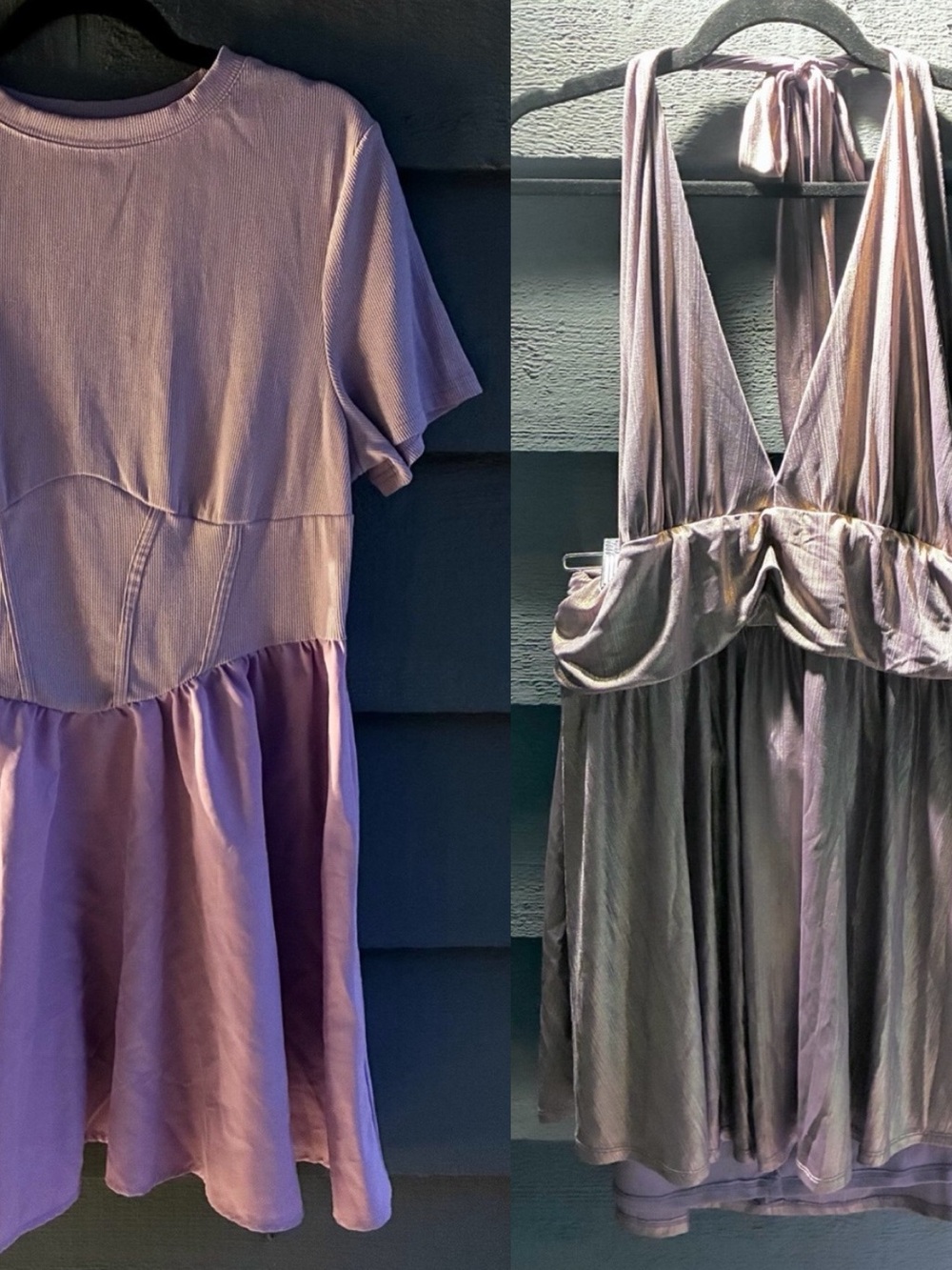 Two For One! Purple Mini Dresses!